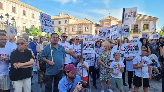 MANIFESTACIÓN EN SEPTIEMBRE DEL AÑO PASADO, CONTRA LA PLANTA DE BIOGÁS.