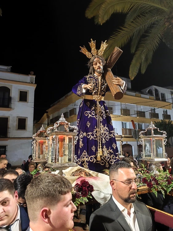 Andújar acompaña en el Vía Crucis Cuaresmal a Nuestro Jesús de la Salud