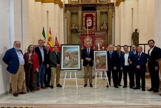El pintor marmolejeño Paco Cerezo es el autor del cartel de San Eufrasio