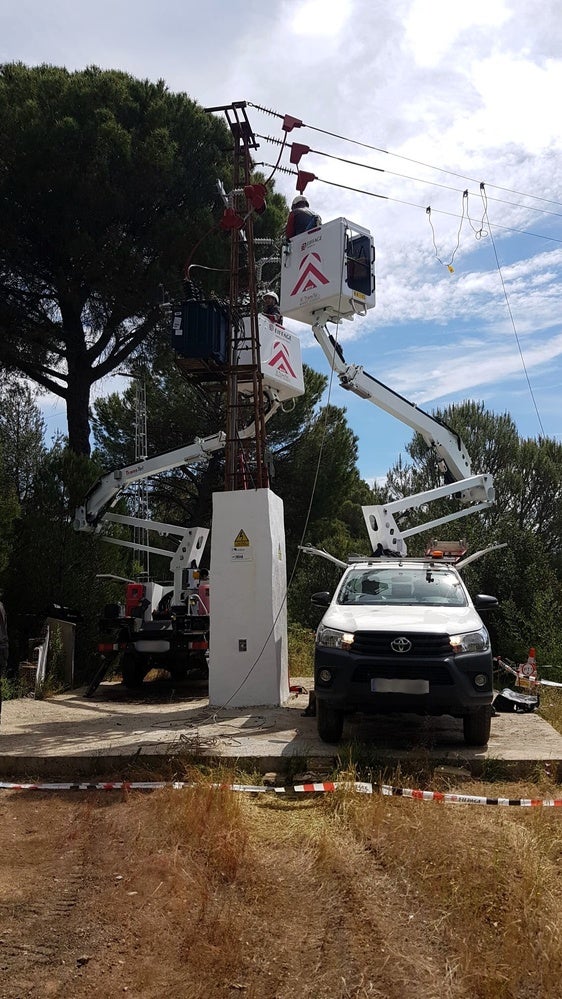 La compañía Endesa activa un plan de contingencia para la próxima romería