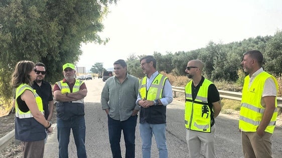 La Junta avanza en la ejecución de las obras de emergencia en la A-420 de acceso a Marmolejo