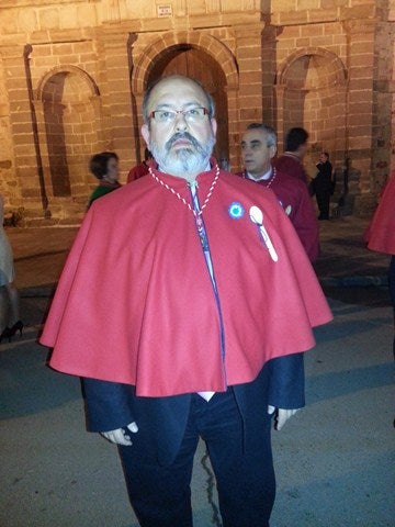 El cronista oficial de Andújar, comendador de la Orden de los Caballeros de la Cuchara de Palo