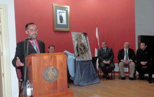 El cartel del Romería de los anderos, obra de Miguel Ángel Peragón, recoge una estampa romera inédita