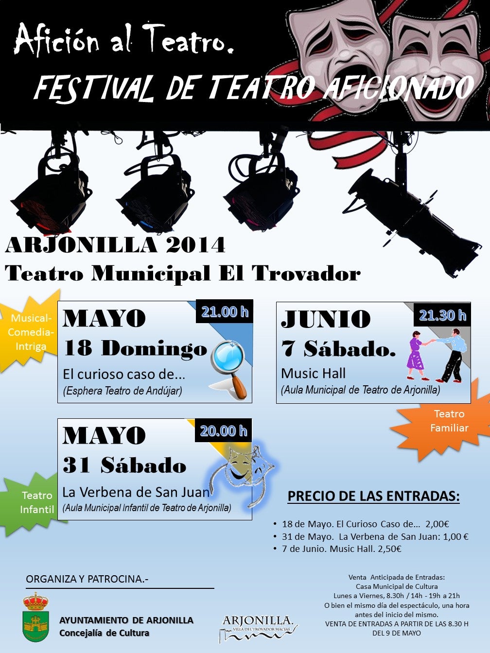 Arjonilla alza el telón del Festival de Teatro Aficionado