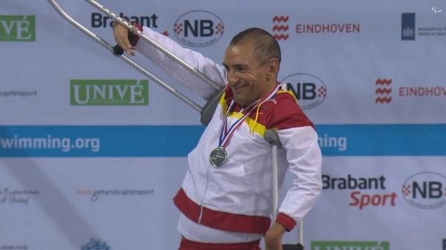 Miguel Ángel Martínez suma dos platas y un bronce al medallero español en el Europeo de Natación Adaptada