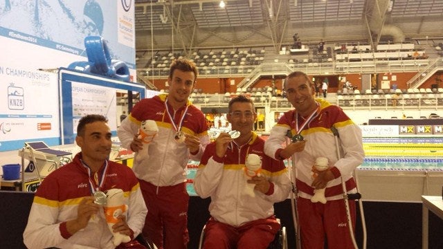 Pleno de metales para Miguel Ángel Martínez Tajuelo en el Europeo de Natación Adaptada