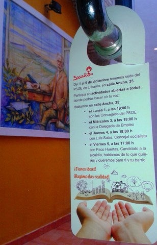 El PSOE abre sedes en los barrios para que los vecinos aporten sus opiniones