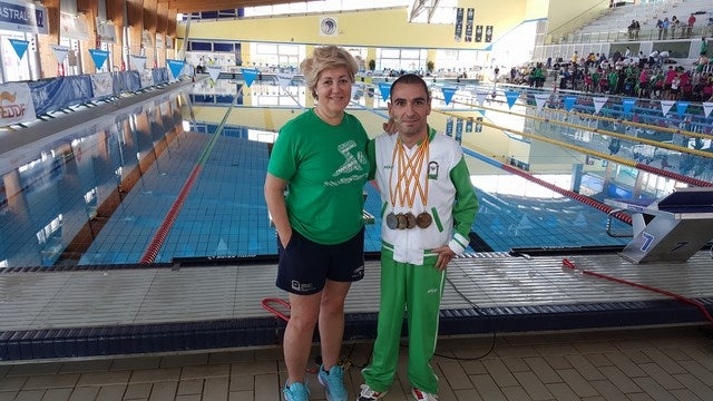 El nadador paralímpico Miguel Ángel Martínez Tajuelo irá a los Juegos de Río de Janeiro tras batir dos récords de España