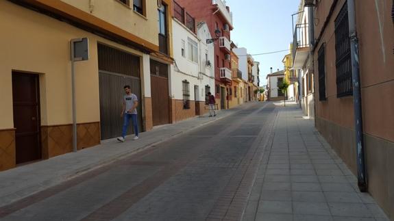 Unas de las calles del entorno de San BArtolomé. 