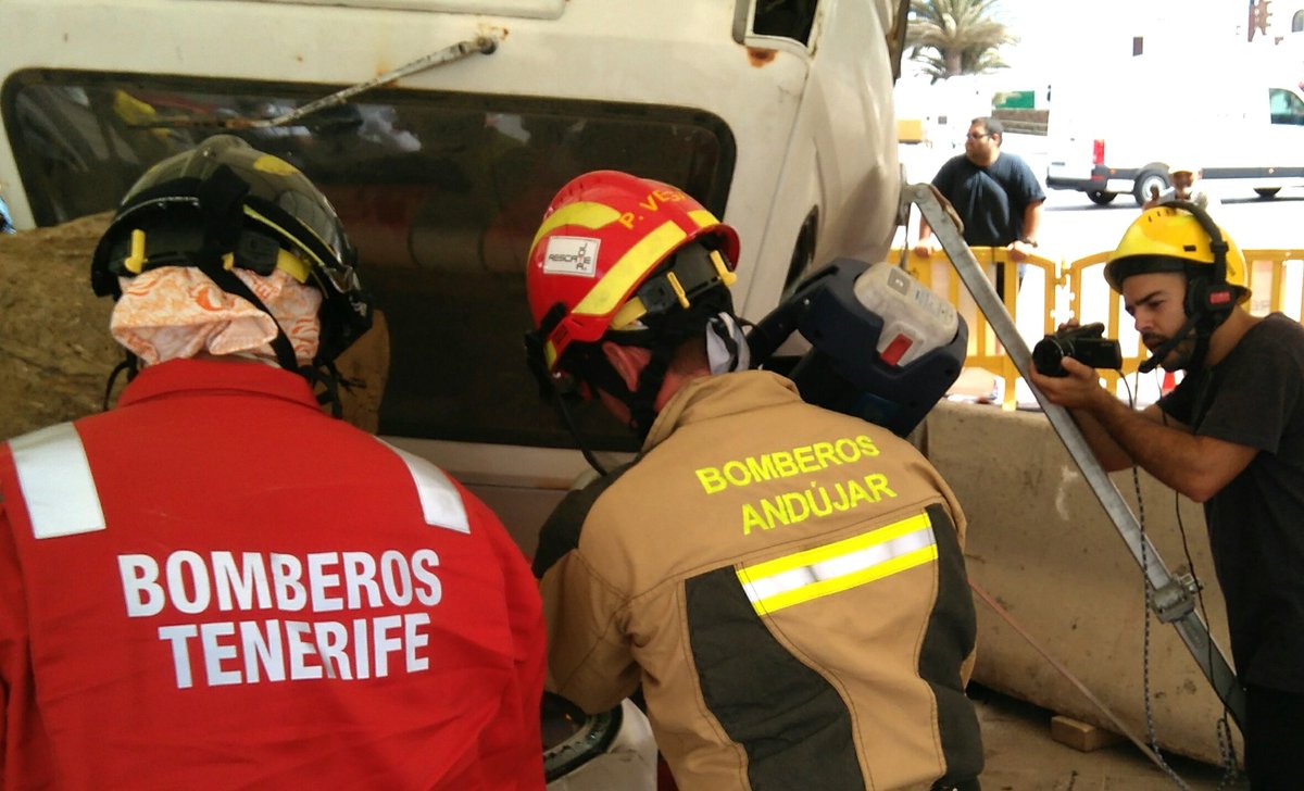 Los bomberos de Andújar quedan terceros en el Campeonato Nacional de Rescate en Accidentes