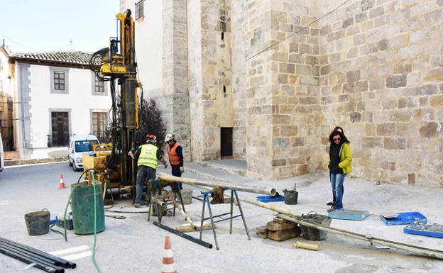 Estudios geotécnicos para conocer el estado de los túneles de la Alcazaba y la Iglesia Mayor
