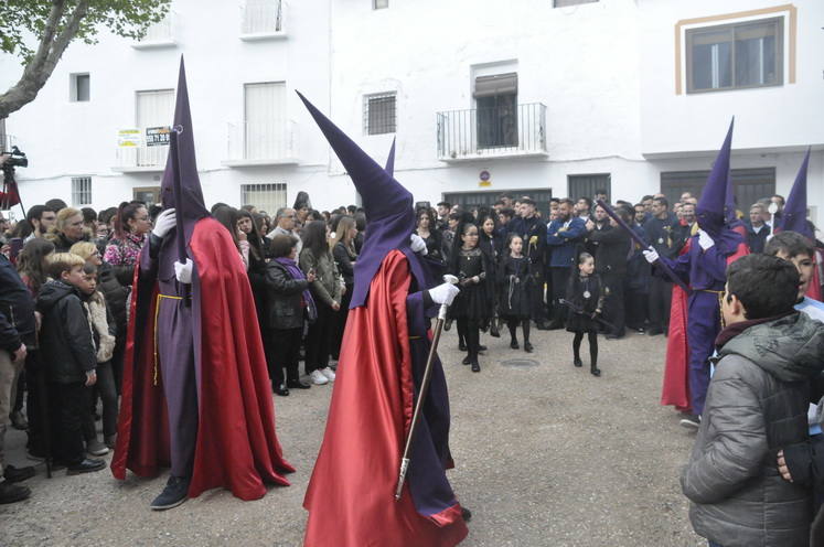El Cristo de los Méndez si realizó su estación de penitencia del Jueves Santo