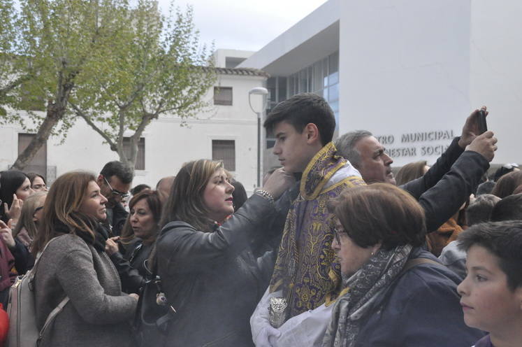 El Cristo de los Méndez si realizó su estación de penitencia del Jueves Santo