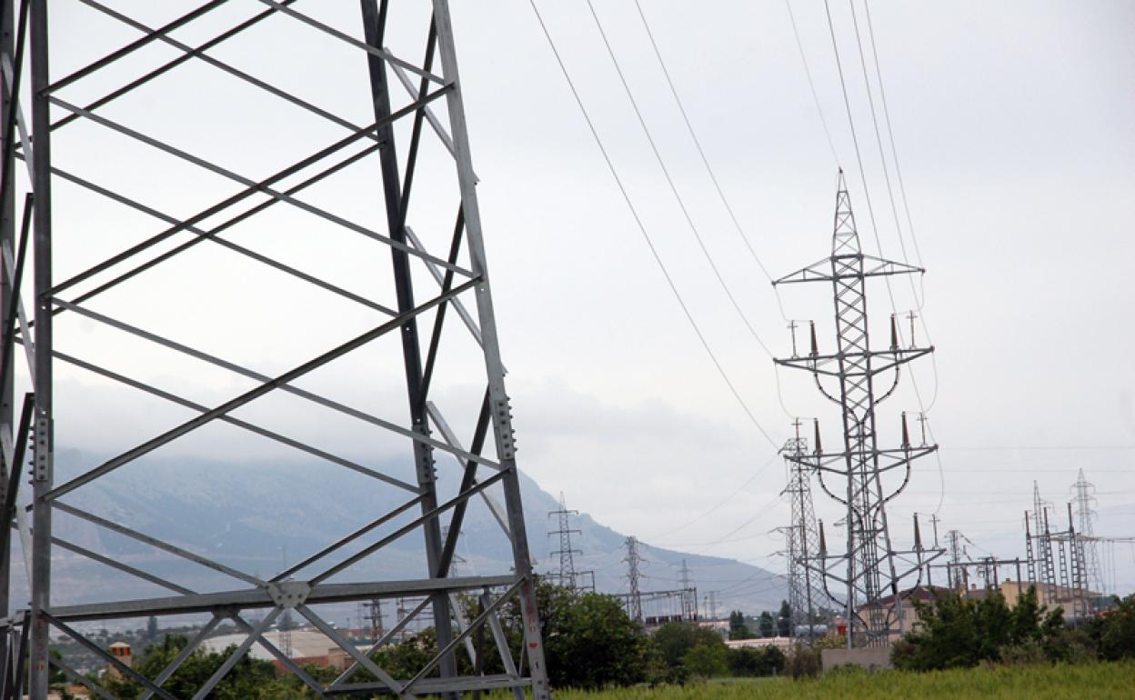 Actual línea eléctrica Baza-Serón 