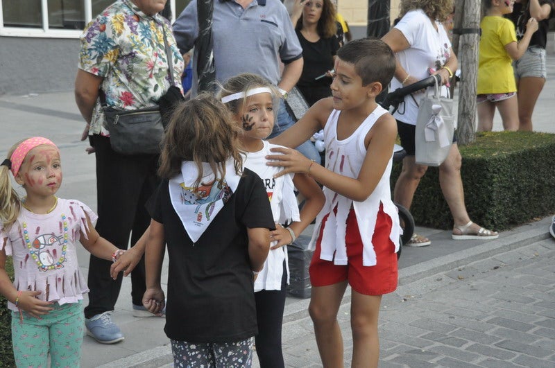 Los niños de Baza disfrutan en la mañana de este viernes del Cascamorras Infantil. 