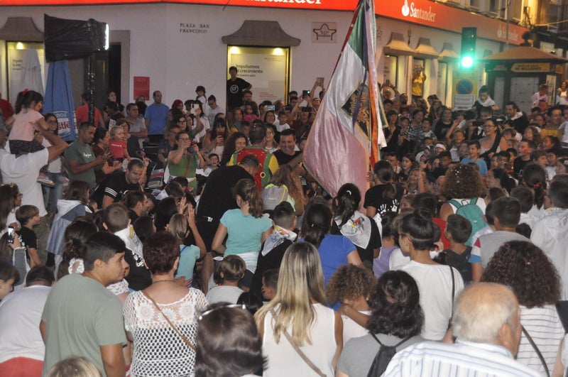 Los niños de Baza disfrutan en la mañana de este viernes del Cascamorras Infantil.