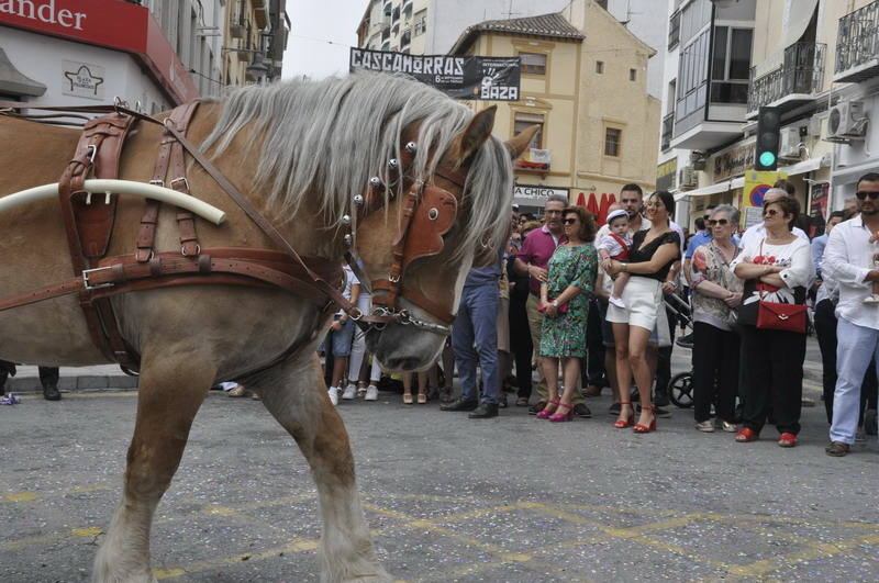 Los bastetanos abarrotan las calles para presenciar la cabalgata de las fiestas