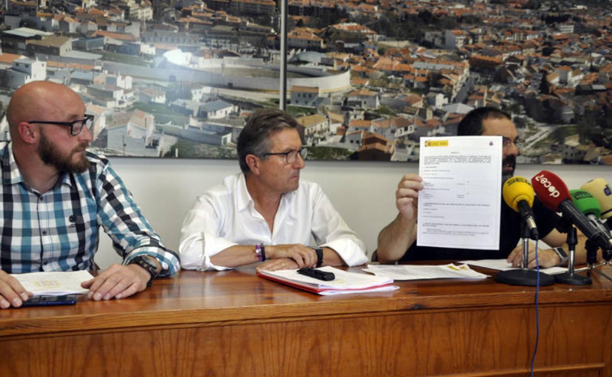 Juan Francisco Valero, Manuel Gavilán y Alfredo Alles. 