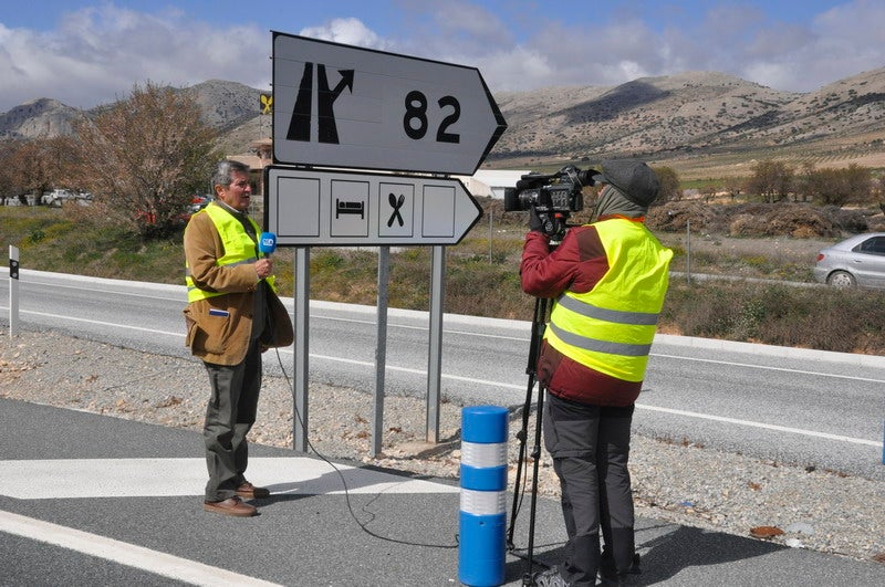 Decenas de tractores marcharon en el norte de la provincia.