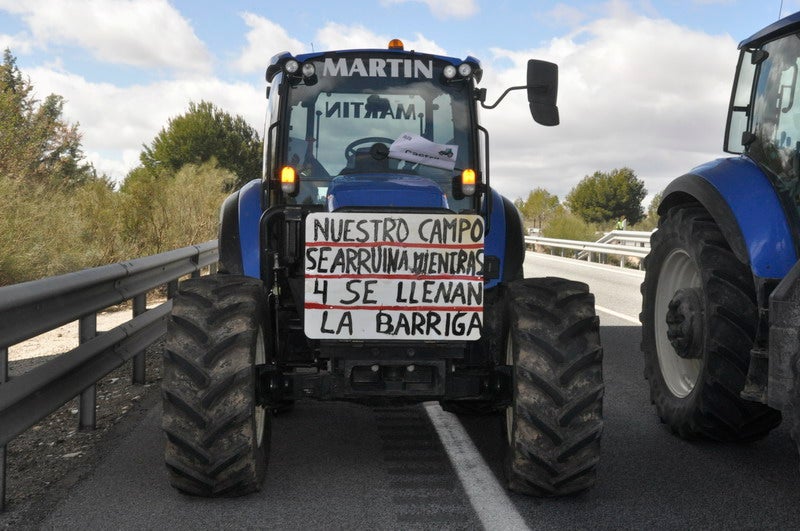 Decenas de tractores marcharon en el norte de la provincia.