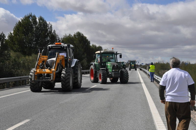 Decenas de tractores marcharon en el norte de la provincia.