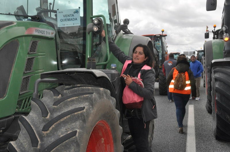 Decenas de tractores marcharon en el norte de la provincia.