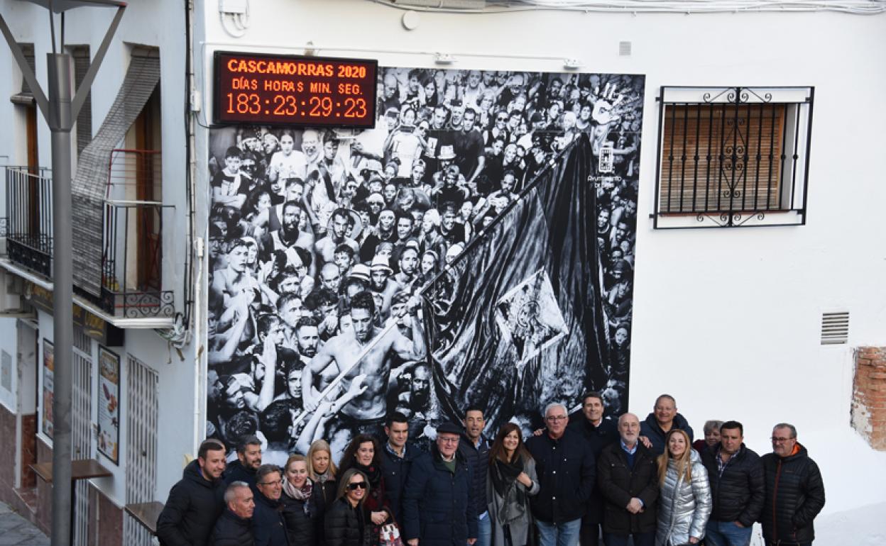 Inauguración del reloj de cuenta atrás de la fiesta del Cascamorras 