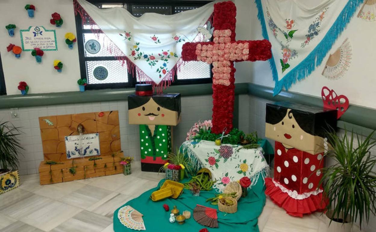 Cruz de la Undad de Salud Mental del Hospital de Baza, ganadora del concurso 