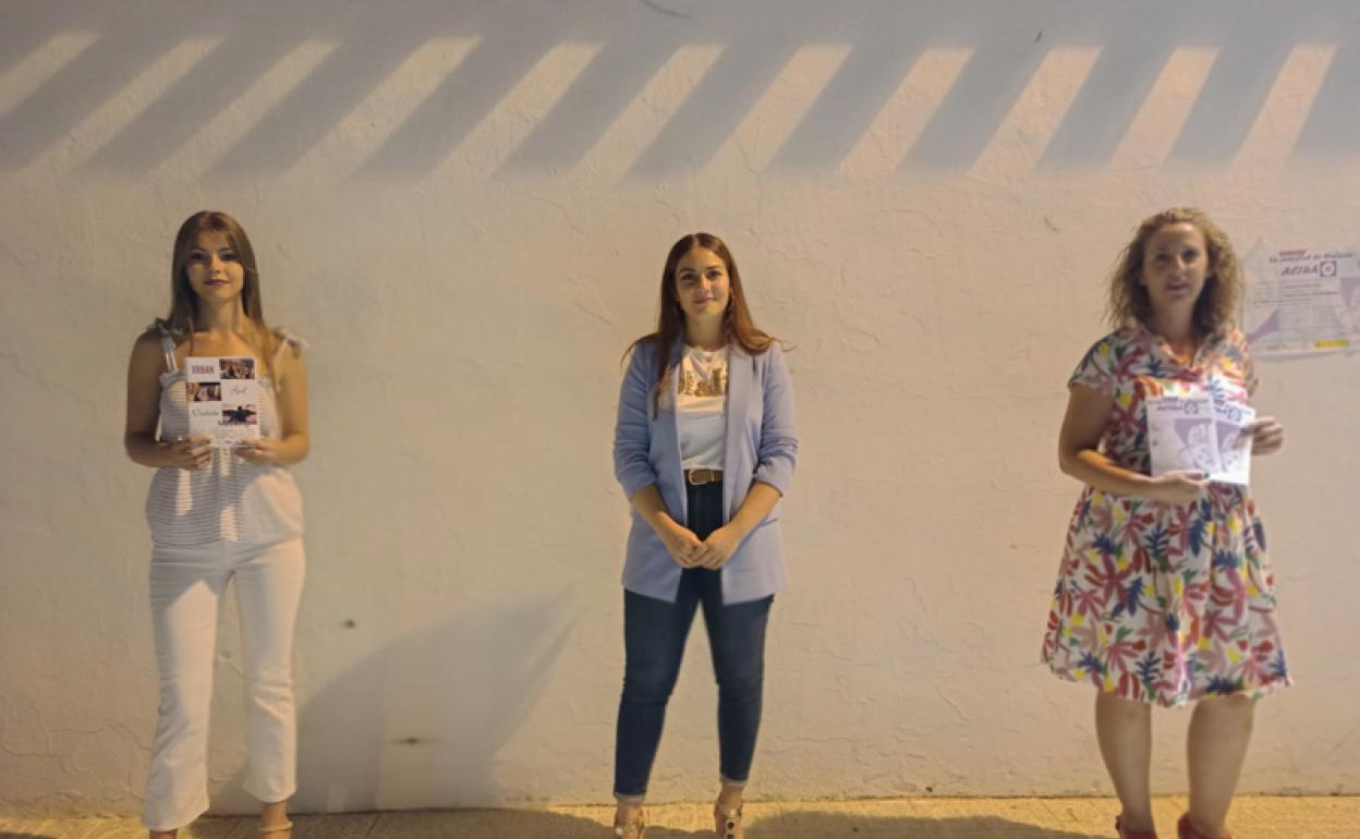 Lucía Lozano, Alicia Rodríguez y Noelía Sánchez, concejales del Ayuntamiento de Huéscar
