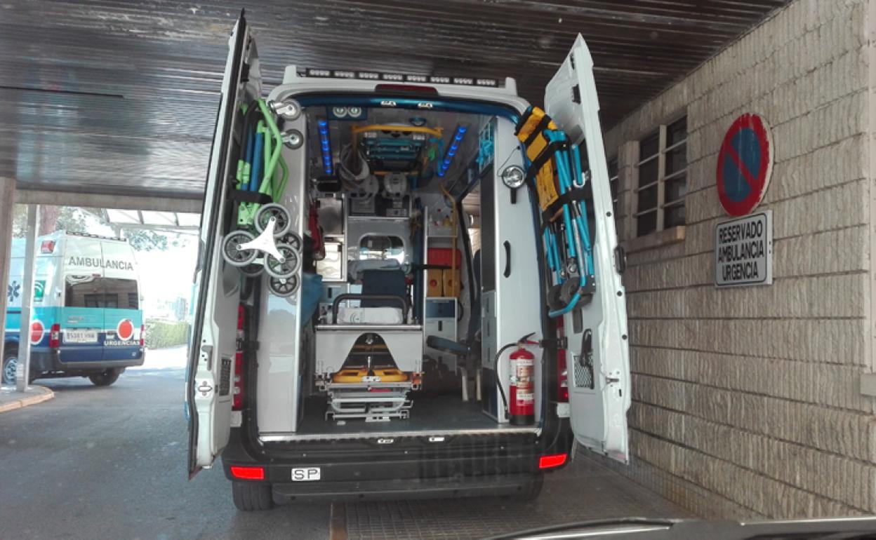 El ciclista fallecio camino del Hospital de Baza 