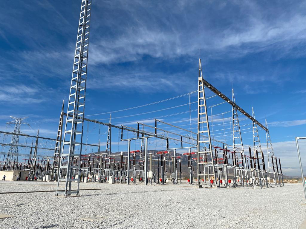 Inauguración de la estación eléctrica entre Caparacena y Baza