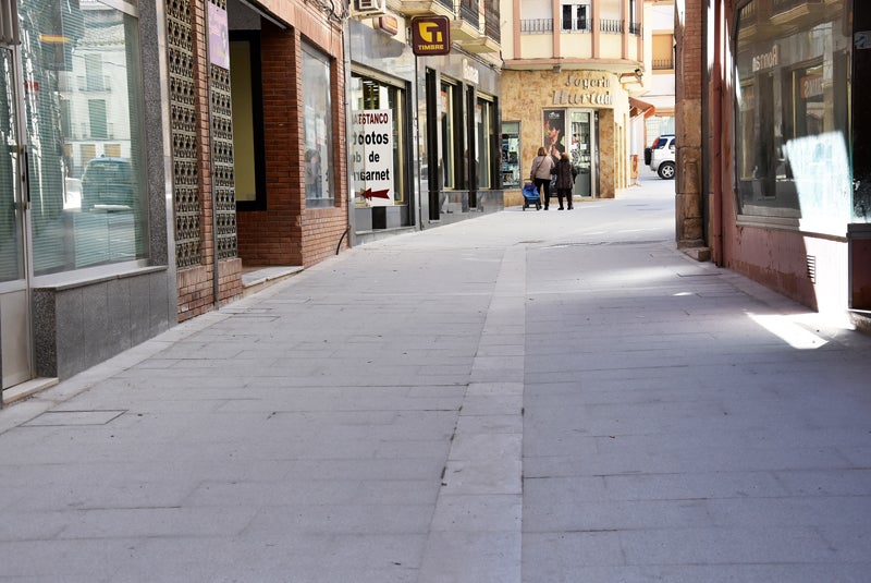 Calle de la Alhondiga tras las obras de remodelación