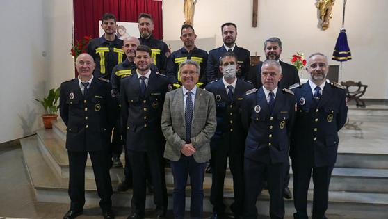 Los Bomberos de Baza celebran la festividad de su patrón