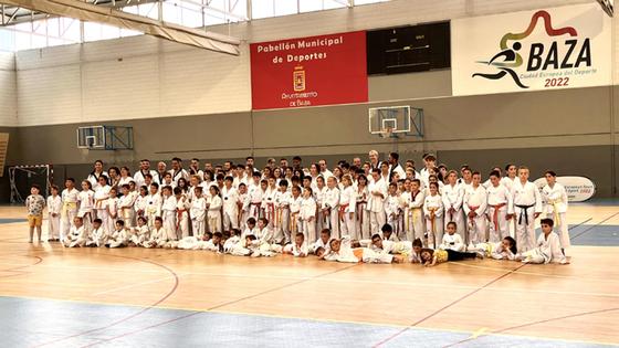 La familia del Taekwondo Baza, homenajea a Rafa Cáliz Gómez