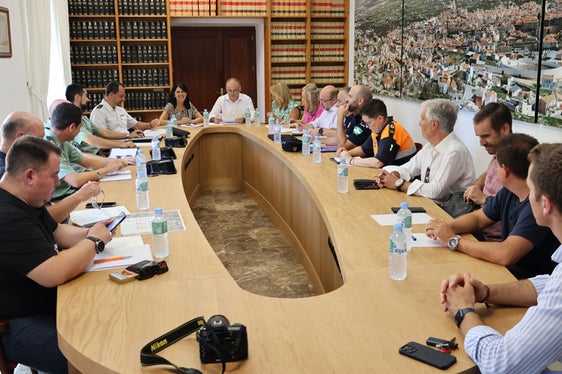 Inmaculada López y Pedro Justo Ramos, presidierón la Junta Local de Seguridad Ciudadana