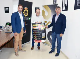 Javier Gavián, Pedro Ramos y José Antonio Lucha en la presentación de las jornadas