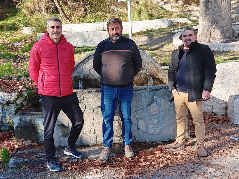 Antonio Peña, José Antonio Azor y Pedro Castillo