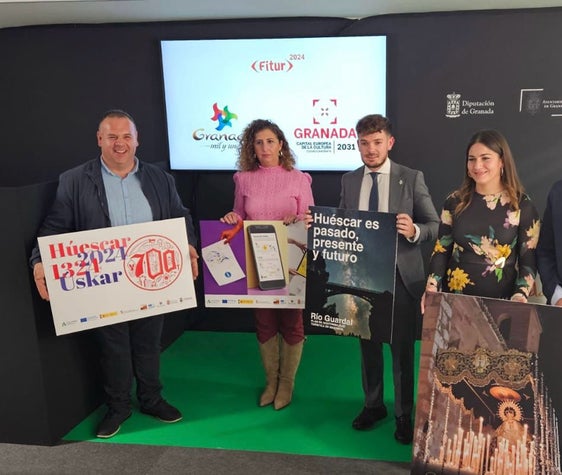 Joaquin Ortiz, Elena Fernández, Ramón Martinez y Alicia Rodriguez en FITUR 2024