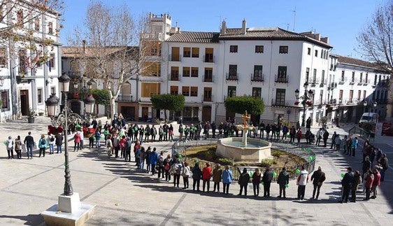 Actos en la Plaza Mayor de Baza