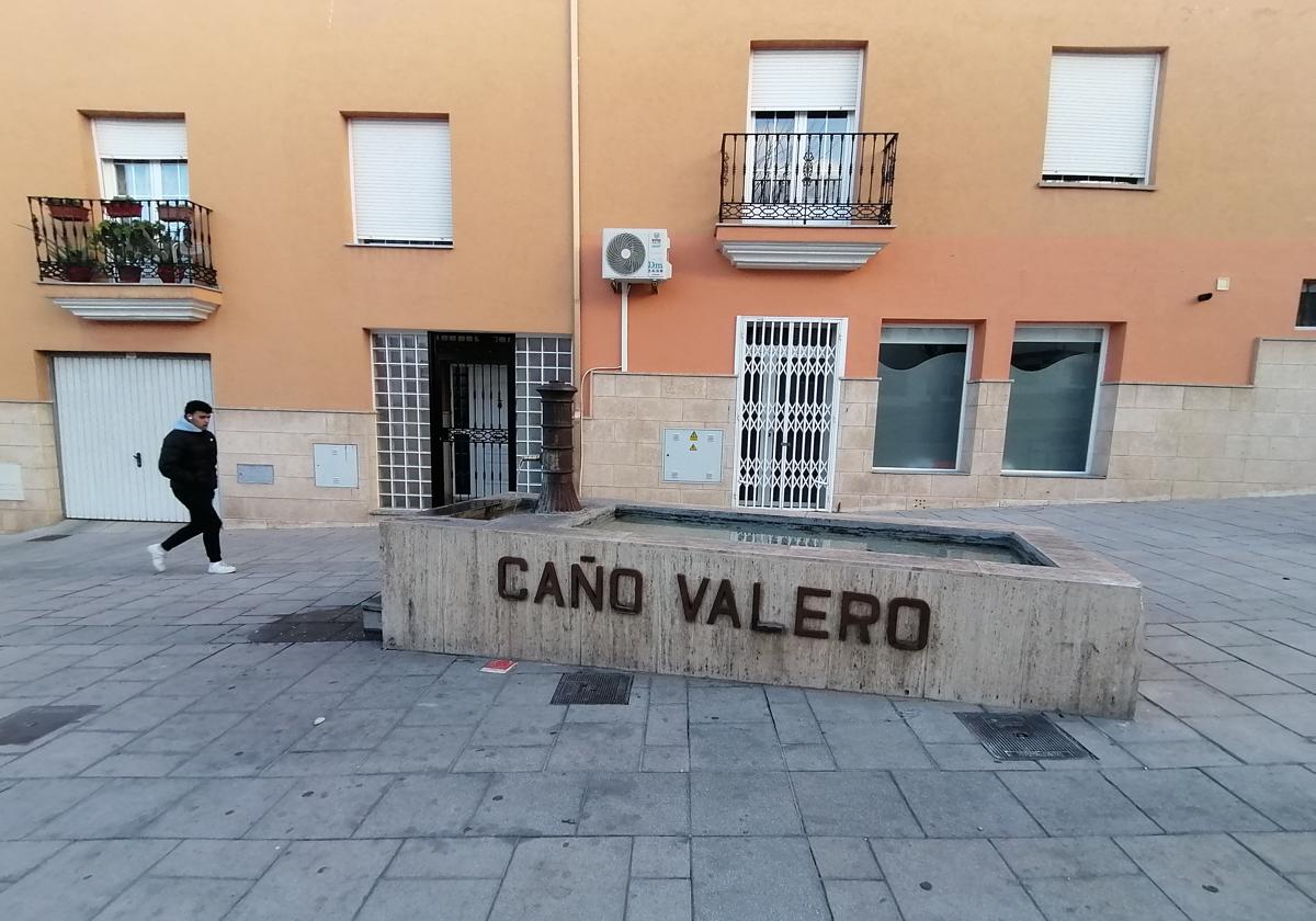 El Caño Valero ubicado en la zona donde no se prohíbe beber agua.