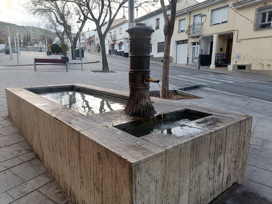 Fuente ubicada en la zona afectada por las restriciones en la parte alta de la ciudad
