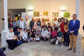 Foto de los participantes en el acto de entrega de premios