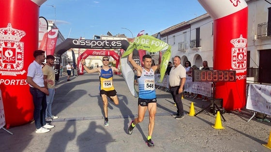 Manuel Santiago y Zhor El Amrani ganan la carrera de fondo del Cordero Segureño de Huéscar