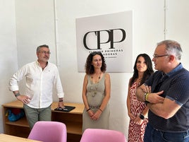 Antonio Díaz, Anabel Rodríguez, Priscilla Martínez, y Pedro J. Ramos