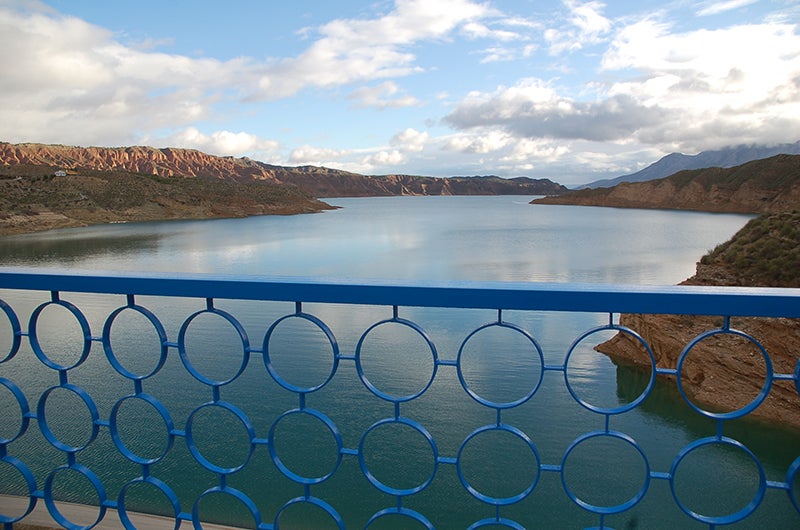 Embalse del Negratín, desde la presa,