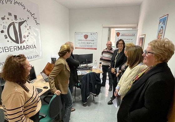 María José Martín Gómez en el CADE de Baza