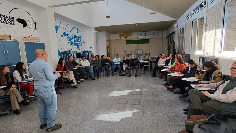 Primera sesión celebrada en el IES Alquivira de Huéscar