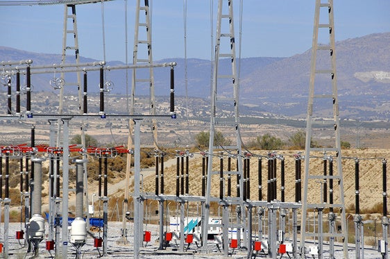 Subestación de Red Electrica en Baza