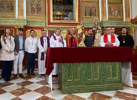 Recepcion de las Santas Alodía y Nunilón tras ser restauradas
