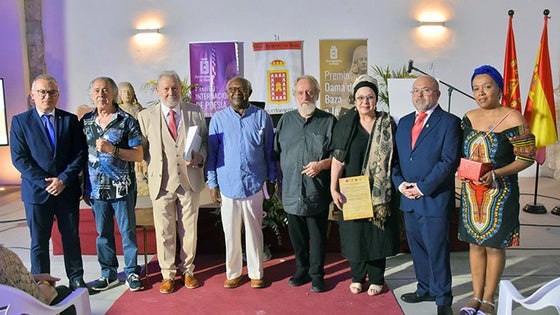 Donato Ndongo y Enrique Gracia premio Internacional de Poesía «Dama de Baza»